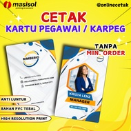 ID Card / Employee Card / Employee Card Thick PVC Material / Anti-Fade