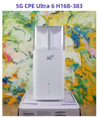 Unlocked 5G CPE5 Ultra6 WiFi7 Router H168-383 Dual Band WiFi6 11.7Gbps 5G Indoor Outdoor Router Sim 