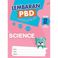 Pelangi: Lembaran PBD: Science: Year 2: AAEWSN2502043: 9786294707870