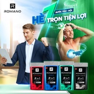 Romano dầu gội 5in1/ sữa tắm/ tắm gội 2in1 dầu gội cao cấp hương nước hoa chai 180gr