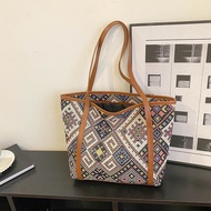 1qqq PU Big Bag Female New Style Trendy Influencer Fashion Large-Capacity Shoulder Bag All-Match ins