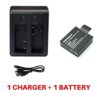 Dual Dock Charger Battery Baterai Action Camera Brica Bpro5 Ae Ae3s Ae2 Kogan Sbox Eken Akaso V50x