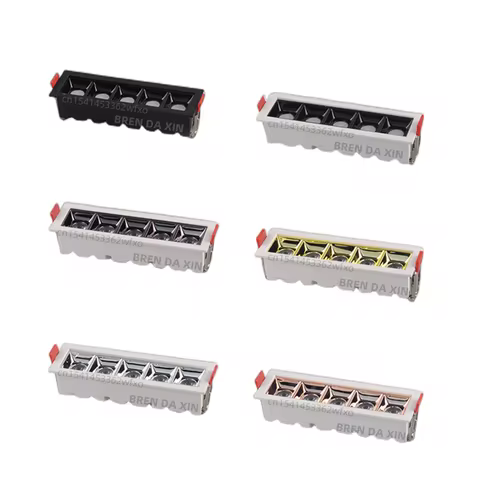 Dimmable lamp COB Line light LED downlight spot light10W20W30WGrille Chandelier sky Flower light AC1