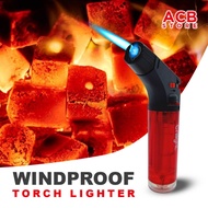 [SG STOCK} Refillable Windproof Torch Lighter | Butane Gas Jet Flame | Mini Lighters for Candle, Fir