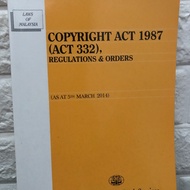 Copyright Act 1987 (Act 332)