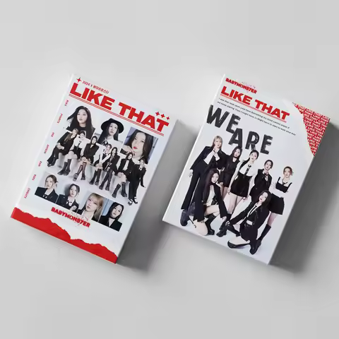 K-pop 55pcs/set Baby Monster Returns Album Single LIKE THAT LOMO Card PHARIT A Postcard Photo Card A