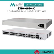 Huawei eKit S310-48P4X 48 Port Gigabit Managed Switch 4x 10G SFP+ PoE+ Smart Network Switch for SME