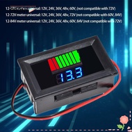 PEONYSG Lithium Battery Capacity Meter Professional LED Voltmeter Tester 12V 24V 36V 48V 60V 72V
