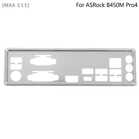 【F2-MAX111】NEW Stainless Steel Shield Back Plate BackPlate Bracket Baffle Motherboard Blank For ASRo