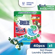 Breeze 5in1 Power Laundry Capsules 40's