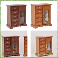 [PerfeclancdMY] Wood Jewelry Box with Mirror with Door Jewelry Chest Mother 's Day Gift