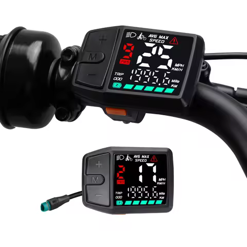 LED Display DZ41 Bluetooth Speedometer EBike Compatible with Bafang CAN Protocol 0-9 Levels M500 M60