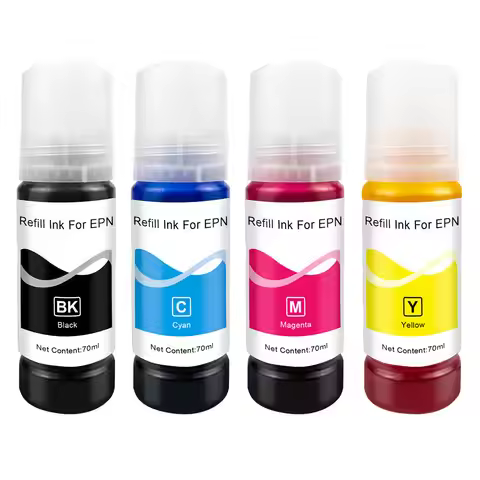 L3250 Refill Dye Ink 103 544 For Epson EcoTank I3150 3250 ET-2710 2711 2712 2714 2715 2720 2726 Inkj