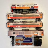 MESIN [ WITHOUT MACHINE ] INDONESIAN TRAIN TOY CC206 ECONOMIC TRAIN SERIES PREMIUM STAINLESS STEEL L