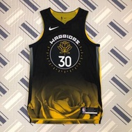 NBA Golden State Warriors MVP Stephen Curry #30 2022-2023 city edition jersey Nike Au Authentic sw S
