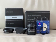 HK WARRANTY &amp; LIKE NEW: Voigtlander Ultron 35mm Type II Black Paint for Leica M