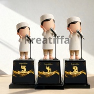 Unique Premium Acrylic FACELESS adzan Competition Cup for Muslim Children