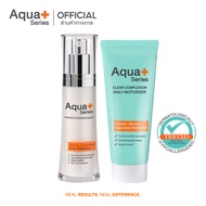 (ส่งฟรี) AquaPlus Radiance-Intensive Essence 30 ml. & Clear Complexion Daily Moisturizer 50 ml. เอสเ