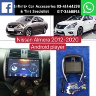 Nissan Almera 2012-2020 android player with casing