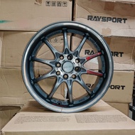 [4PCS] New Sport Rim 16inch CE28 16X7JJ ET40 8H100/114.3 Glass Gunmetal