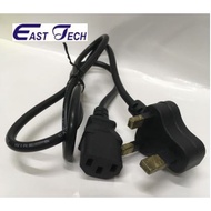 COMPUTER POWER SUPPLY POWER CORD 3 PIN UK PLUG POWER CABLE