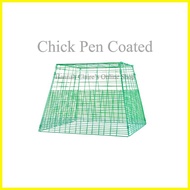 ◆ ☋ ❥ Limber Pen/Scratch Pen For Chick (Chick Pen) Plastic Coated Heavy Duty GameFowl Chick Pen Gre