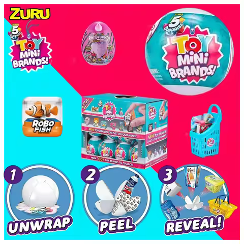 Zuru 5 Surprise Mini Brands Series Mysterious Blind Box Mini Miniature Collection Toys And Accessori