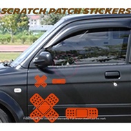 CFS54 High Quality Bumper Band aid scratch calar kemek Sticker Stiker Vinyl Decal Stripes