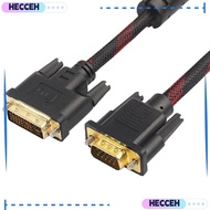 HECCEH DVI to VGA Cable HDTV Monitor 1080P DVI-I 24+5
