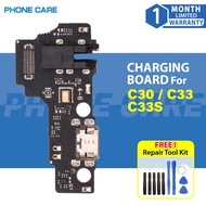 COMPATIBLE FOR REALME C30 / C33 / C33S / NARZO 50I PRIME CHARGING PLUG BOARD USB PORT CHARGING BOARD
