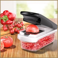 Vegetable Slicer Multifunctional Kitchen Dicer Tool Maker with Container Vegetable Dicer for Cheese 