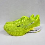 MIZUNO 美津濃 WAVE RIDER 28 男款慢跑鞋 有感升級 國民慢跑鞋 螢光色 J1GC240309