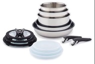Tefal Ingenio Stainless Steel  不鏽鋼 13件 靈巧疊疊鑊13件套裝易潔廚具
