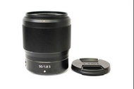 【高雄青蘋果3C】Nikon NIKKOR Z 50mm f1.8 S 定焦鏡 人像鏡 公司貨 二手鏡頭 #84174