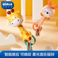 [Baby Toys Wave Drums] [Low Price] Baby Toys Music Hand Rattles Can Bite 3-6 Months Over 4 Toddlers 