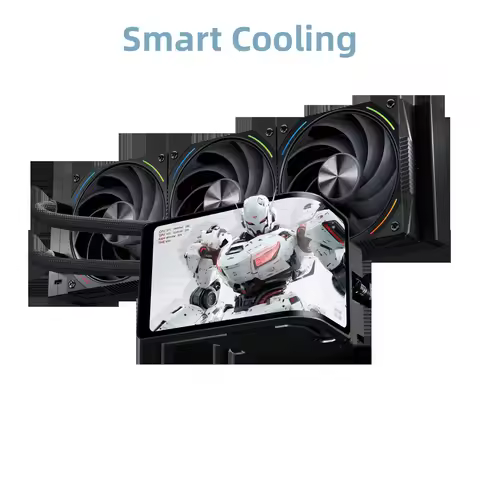 Thermalright WONDER VISION 360 TURBO ARGB All-In-One Water Cooler 360mm, Magnetic 6.67-Inch 3D Curve