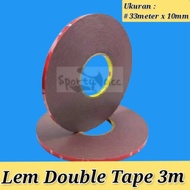 lem 3m doubletape merah panjang 30 meter