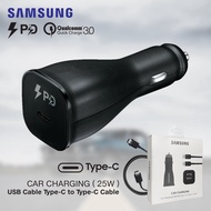 Saver Car Charger SAMSUNG type C To type C 25W Car Charger type C