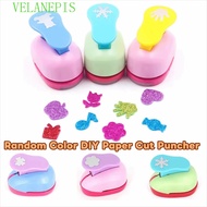 VELANEPIS DIY Paper Cut Puncher, Labor Saving 7*6*4cm Flower Furador, Punches Maker Handmade Heart L