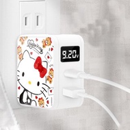 GARMMA Hello Kitty Type-C &amp; USB PD雙孔造型充電器 甜蜜好朋友
