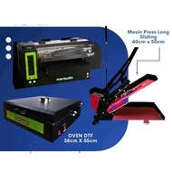 MESIN DTF 33cm Printer Machine with T-shirt screen printing