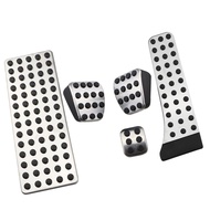 5Pcs Car Pedal Cover Accessories with Footrest for Mercedes Benz W203 W222 W213 W205 W204 W211 W212 