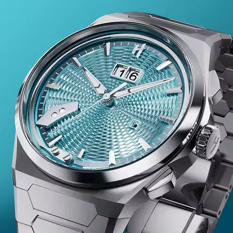 Lucky Harvey Titanium Chiming Automatic Watch 40mm Titanium Case Sapphire Crystal 5ATM Waterproof Me