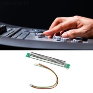 SIJIANGMOLD Sound Level Display Board, with 4 Pin Flex Cable 32-Bit 8 Effects Music Level Indicator 