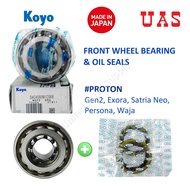 KOYO Front Wheel Bearing With Oil Seals Set For PROTON Waja, Gen2, Persona, Exora, Satria Neo DAC408