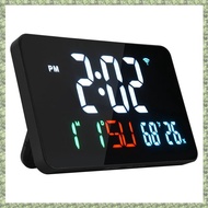 (DXCP) WiFi Clock Extra Large Letters Temperature and Humidity Calendar Week 4-Level Brightness