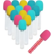 8pcs Microphone Candy Tubes Colorful Fake Prop,Microphone Candy Tube Karoke Theme Party for Disco Si