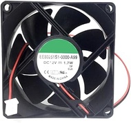 Cooling Fan for SUNON EE80251S1-0000-A99 DC12V 1.7W 2PIN 2Lines