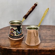 SOLO歐洲家居 - 土耳其釉彩咖啡壺260ml + 傳統咖啡壺280ml