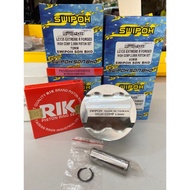 SWIPOH RACING HI COMP PISTON RACING 2.5MM DOME 63MM 65MM 68MM 70MM 72MM SIAP RING RIK RACING HI DOME